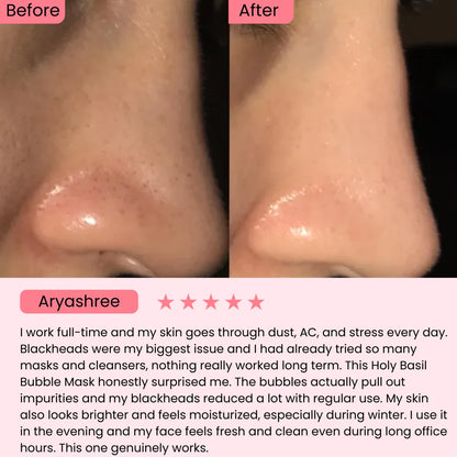 Holy Basil Bubble Deep Mask