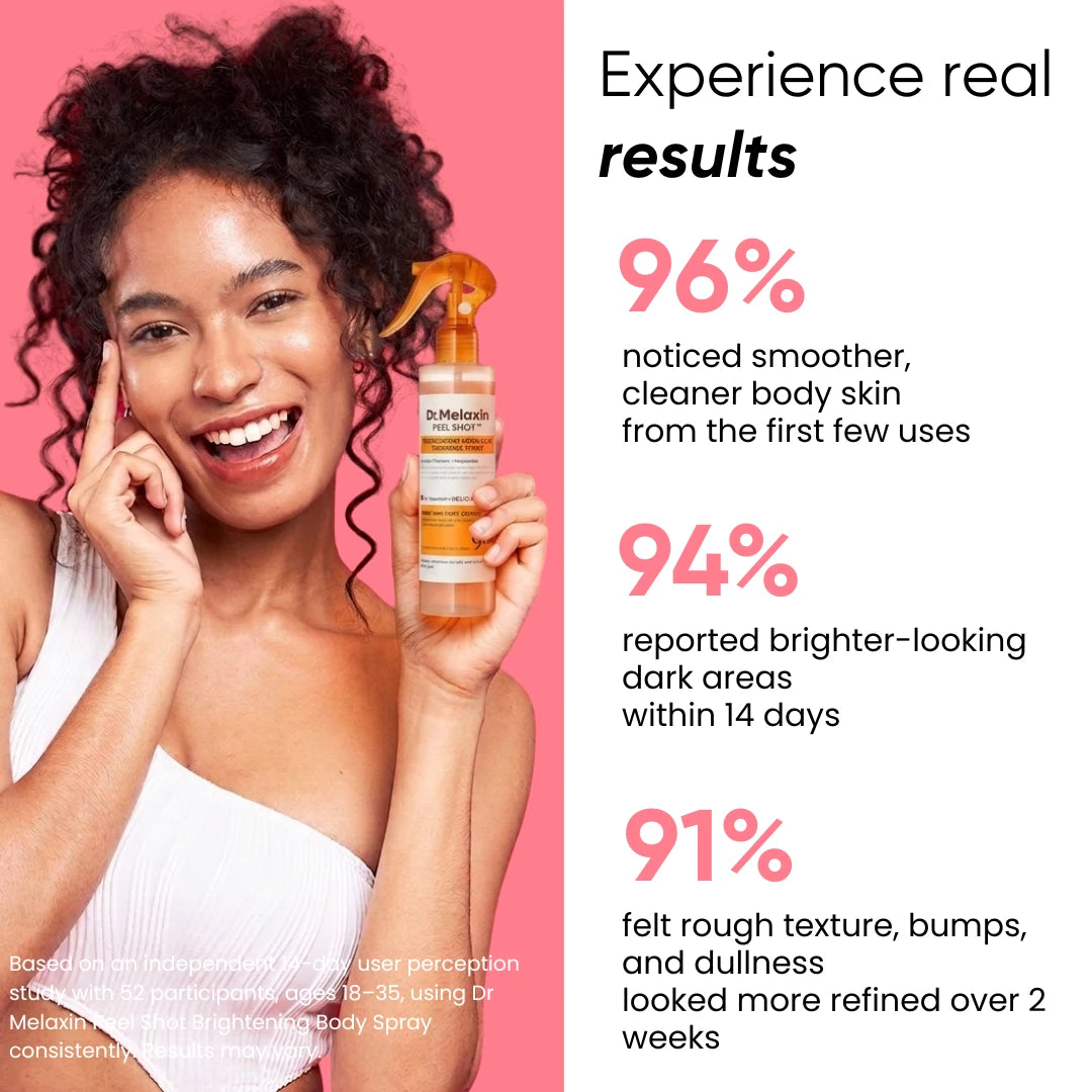 Dr. Melaxin Peel Shot: Brightening Body Spray