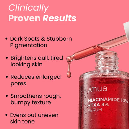 Anua Niacinamide 10% + Txa 4% for Brightening and Dark Spots